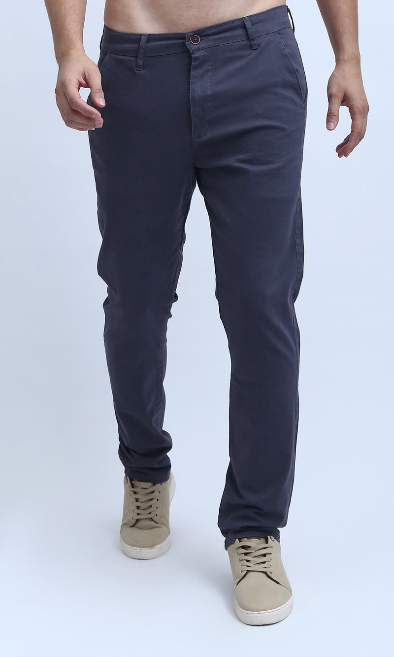 O201048 - Regular Fit Gabardine Pants - Grey