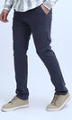 O201048 - Regular Fit Gabardine Pants - Grey