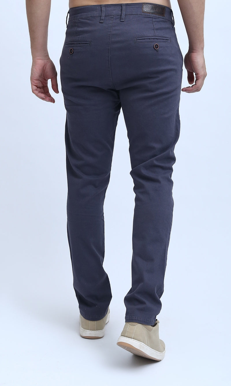 O201048 - Regular Fit Gabardine Pants - Grey