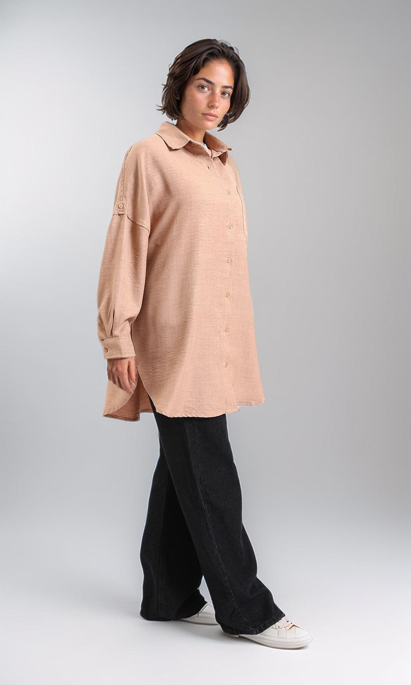 O201060-Solid Wide Leg Jeans - Black