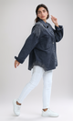 O201132-Casual Buttoned Washed Denim Jacket - Black
