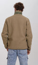 O201216-O201216 - Zip-Up Fleece Jacket - Olive