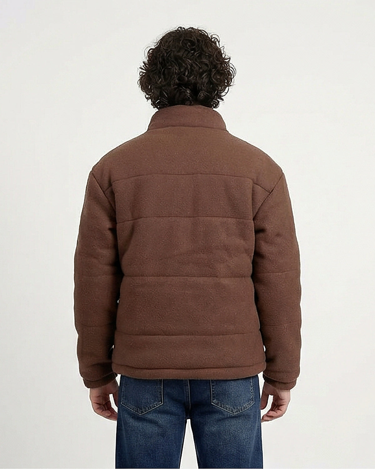 Ravin Khaki Fleece Full-Zip Puffer Jacket - O201230