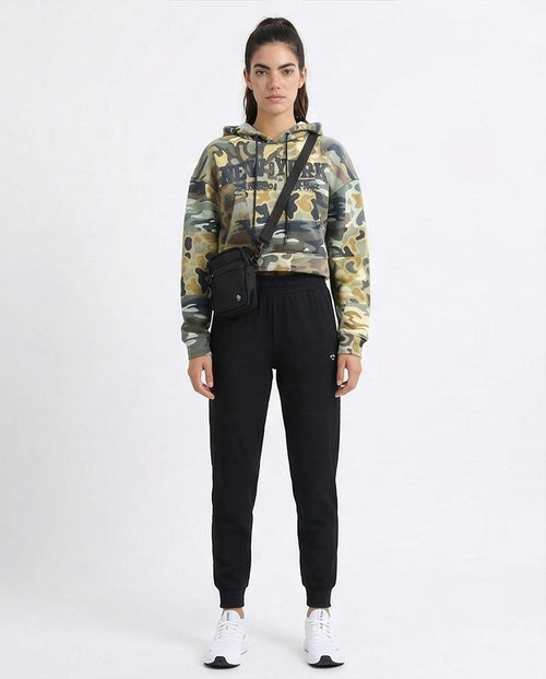 Ravin Women’s Cropped Camouflage Graphic Hoodie – DUMBO Edition - O201266