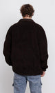 O201295-O201295 - Fleece Snap-Up Jacket - Chocolate Brown
