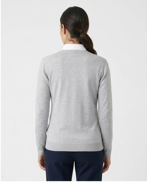 Ravin Essential V-Neck Button-Down Cardigan - Grey - O201318