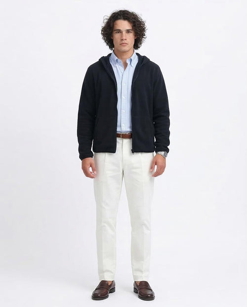 Ravin Men's Essential Fleece Full-Zip Hoodie – Black - O201932