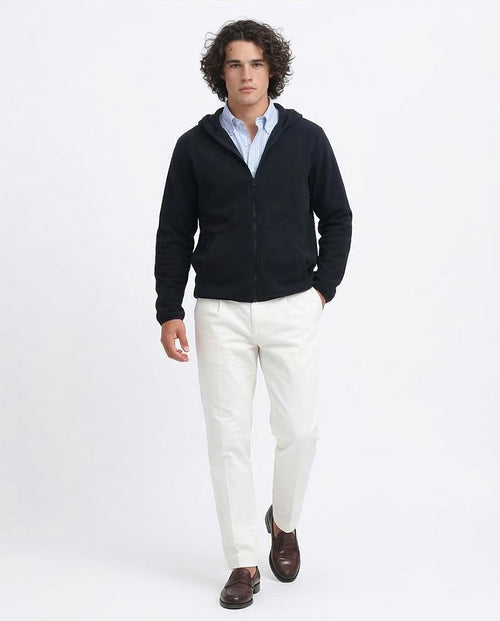 Ravin Men's Essential Fleece Full-Zip Hoodie – Black - O201932