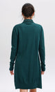 O201950 - Glittery Long Sleeves Pullover - Dark Green