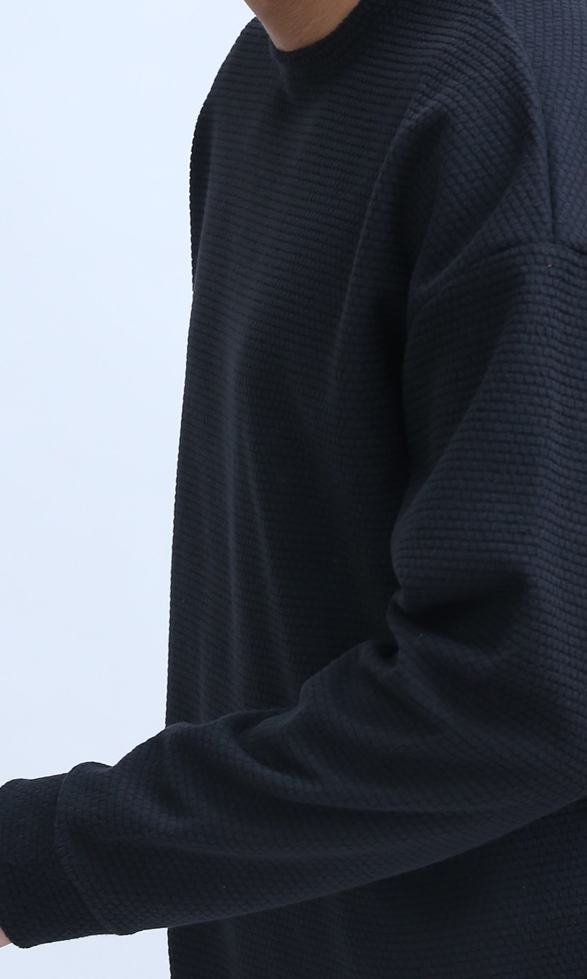 Ravin Men's Oversized Waffle Knit Crew-Neck Sweatshirt - O202113