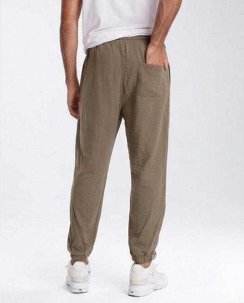 Ravin Relaxed-Fit Cargo-Style Joggers with Contrast Drawstring – Taupe - O202116