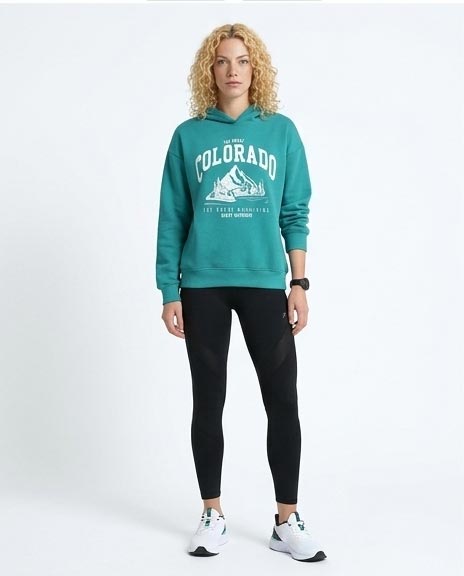 Ravin Women's Colorado Graphic Hoodie – Teal - O202175