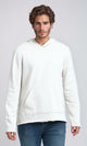 O202187 - Solid Long Sleeves Hoodie - Light Beige
