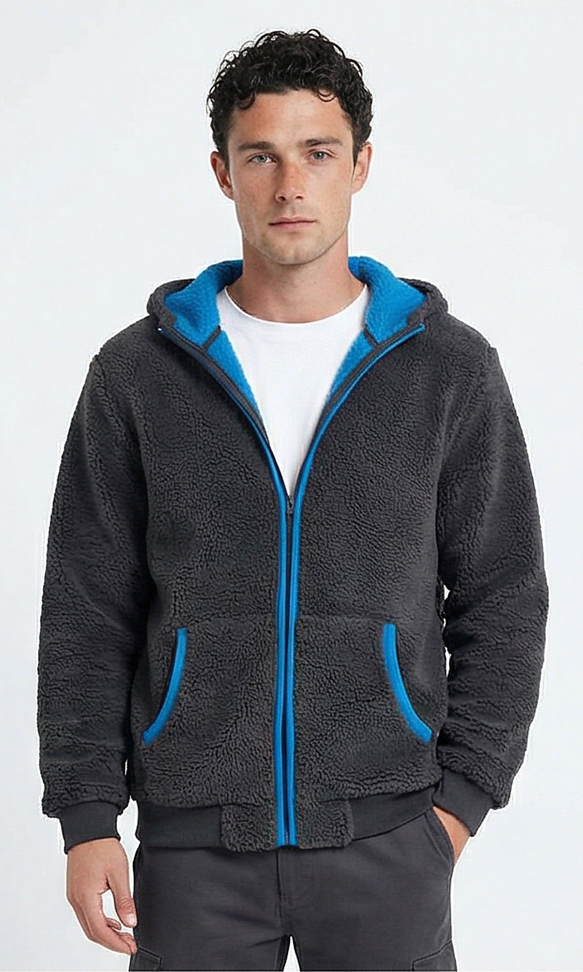 Men's Hoodie & Sweatshirt - Blue