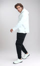 O202347 - Regular Fit Solid Winter Hoodie - White