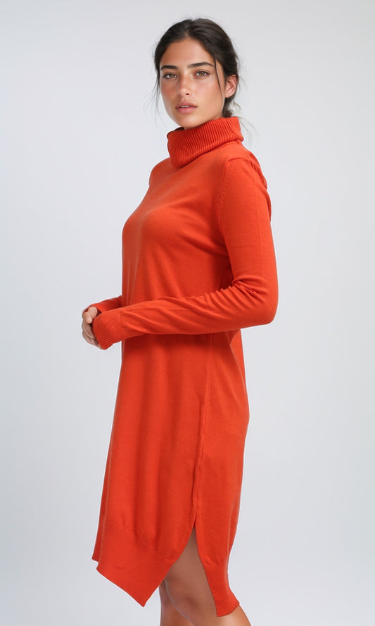 O202781 Slip On Regular Fit Pullover - Dark Orange