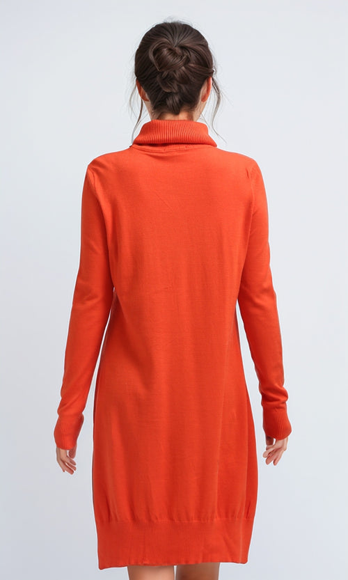 O202781 - Slip On Regular Fit Pullover - Dark Orange