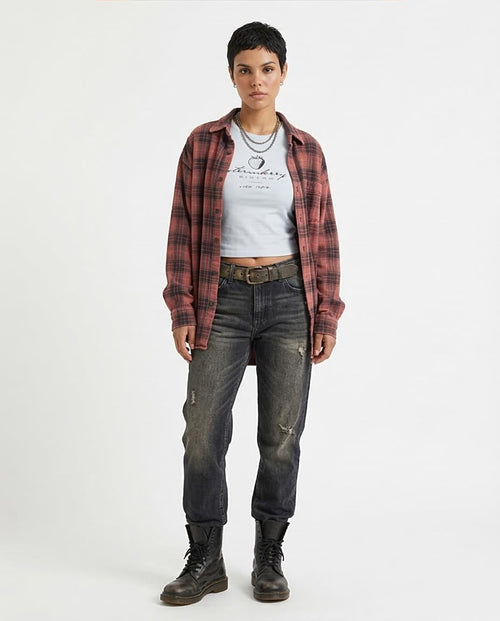 Ravin Strawberry Bistro Graphic Baby Tee - Ice Blue - O203062