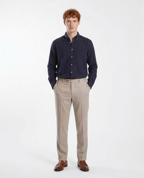 Ravin Navy Heritage Brushed Shirt - Navy - O203067