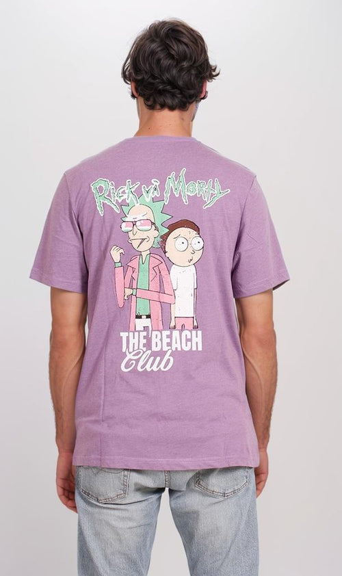 O203074 - Cartoon Graphic T-Shirt – Purple