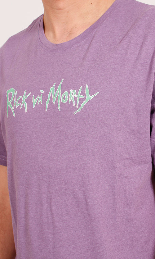 O203074 - Cartoon Graphic T-Shirt – Purple