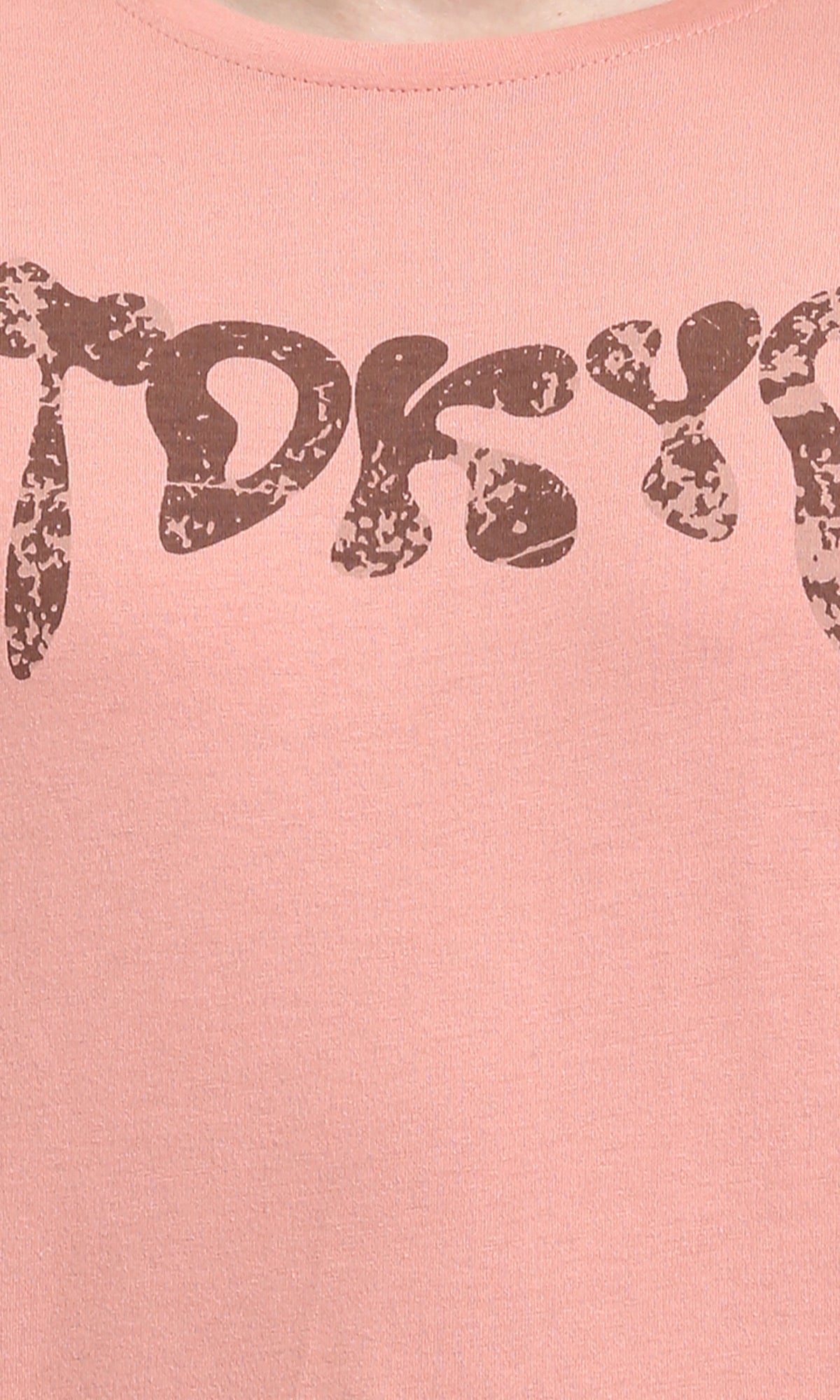 O203077 - Crew Neck Printed Cotton Tee - Dark Simon