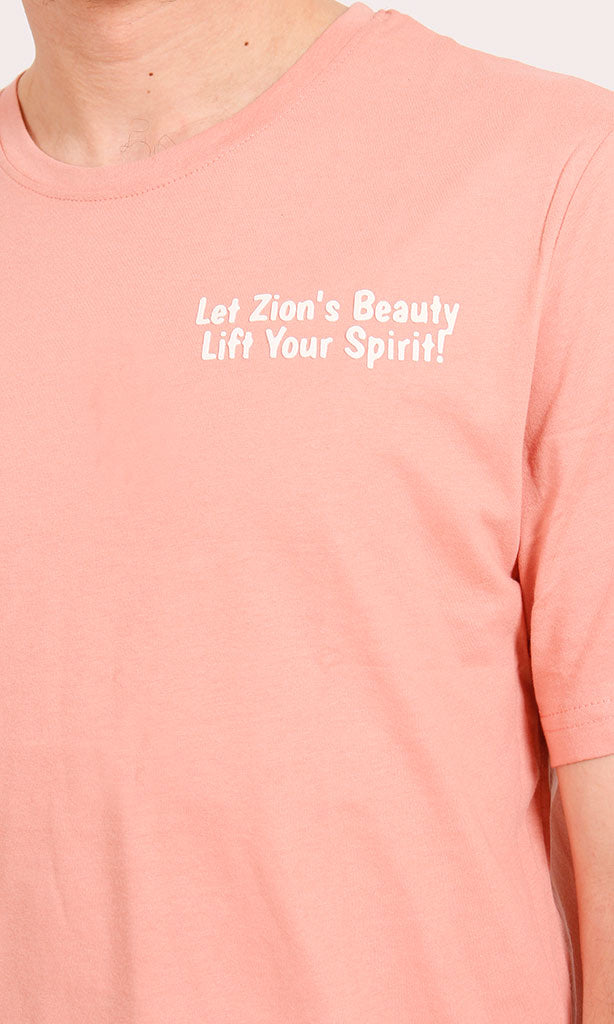 O203080 - Red Rock Canyon Graphic T-Shirt – Peach