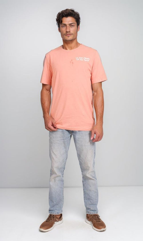 O203080 - Red Rock Canyon Graphic T-Shirt – Peach