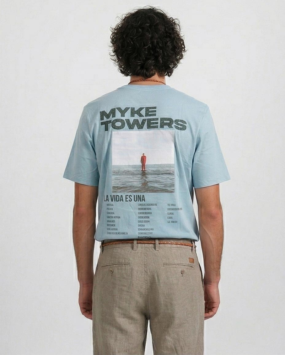 تيشيرت رافين x مايك تاورز "لا فيدا إس أونا" - أكوا - O203102