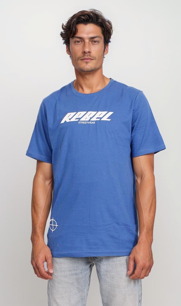 O203105 - Rebel Graphic T-Shirt – Royal Blue