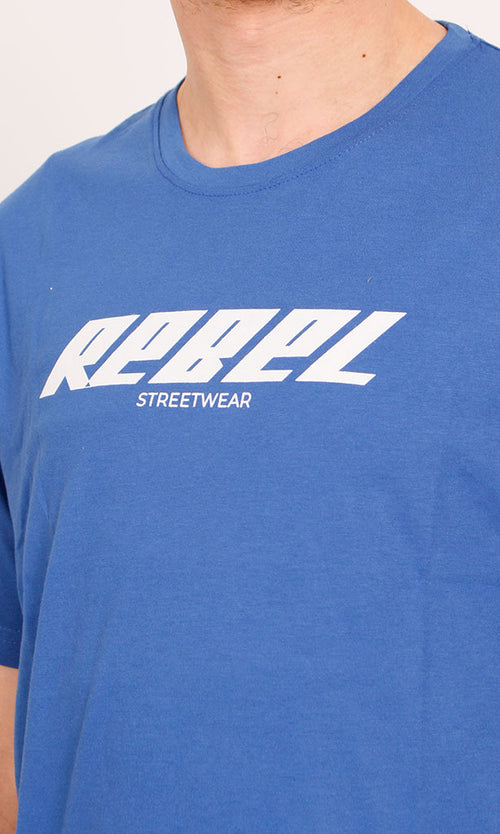 O203105 - Rebel Graphic T-Shirt – Royal Blue