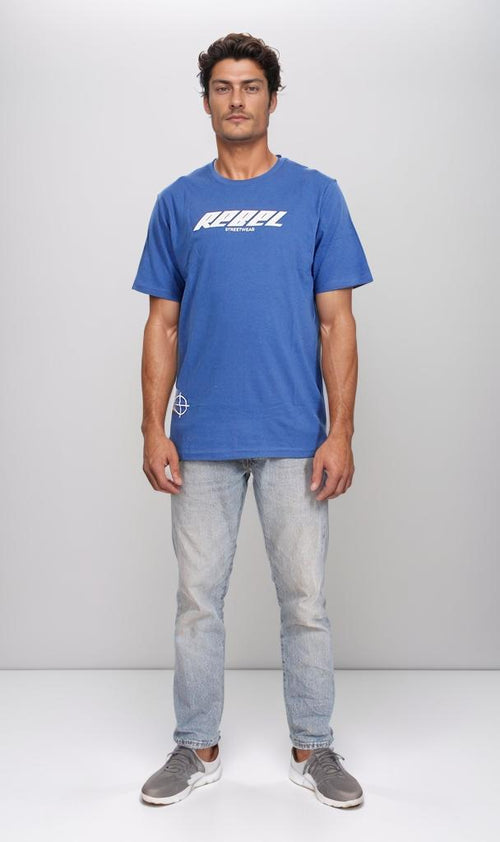 O203105 - Rebel Graphic T-Shirt – Royal Blue