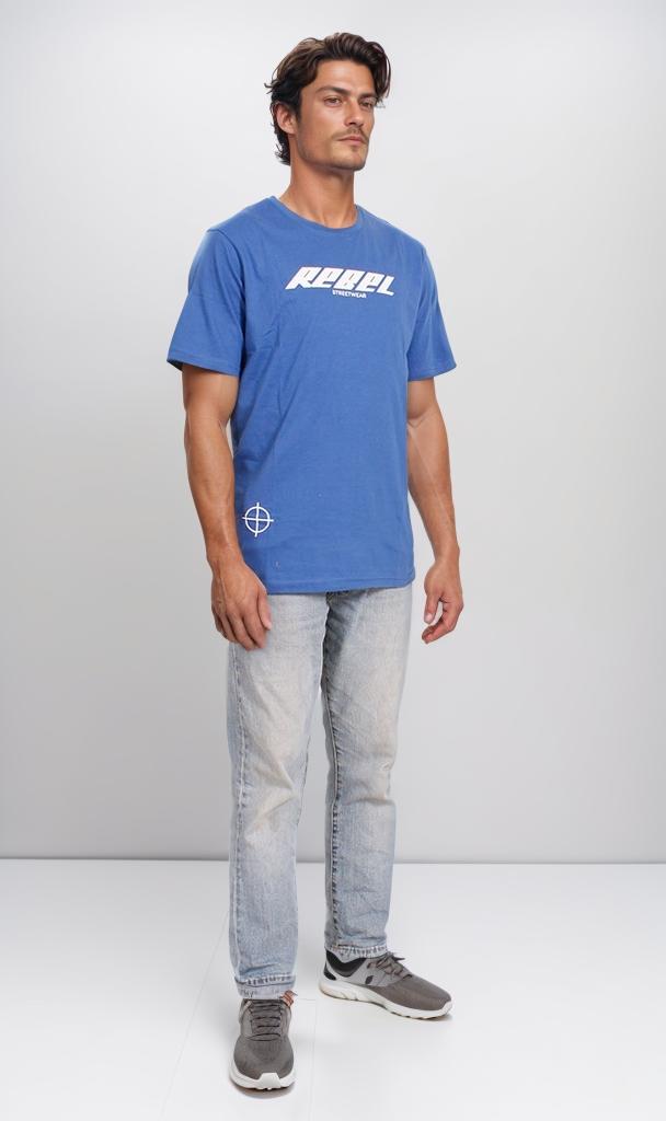 O203105 - Rebel Graphic T-Shirt – Royal Blue