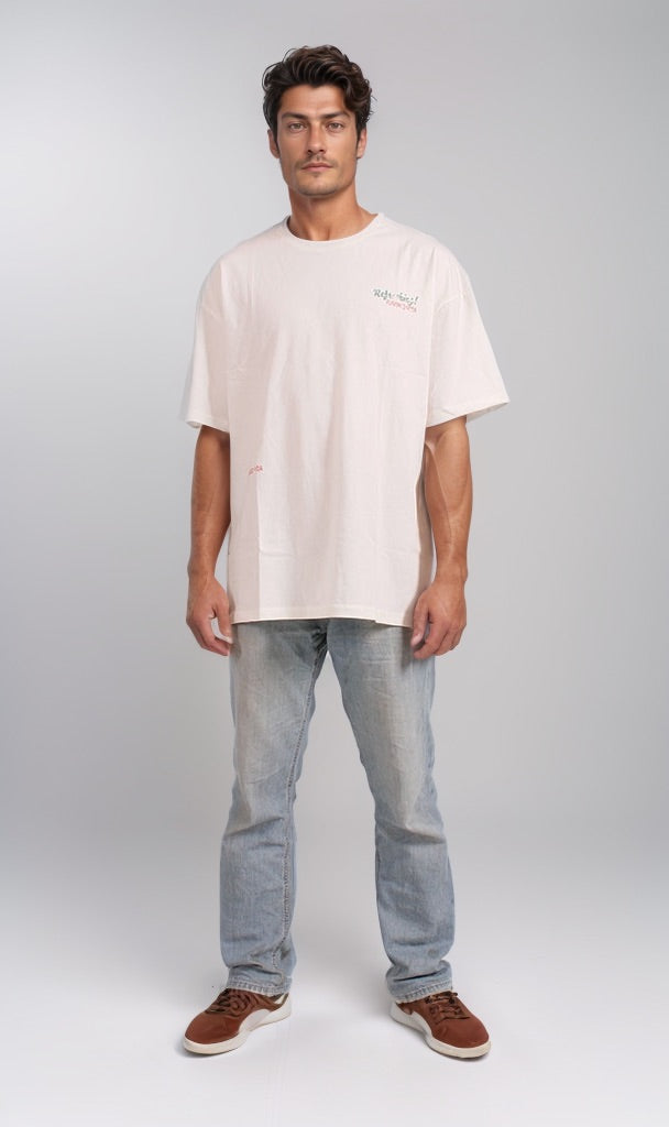 Off-White Tropical Soda Graphic Oversized Tee - O203131