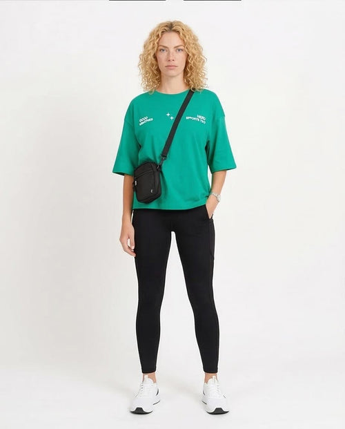 Ravin Oversized Graphic Tee – Kelly Green "Cyber Monday" Butterfly Edition - O203155