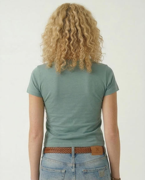 Ravin Cleveland Ohio Graphic Tee - Modern Boho Style - green - O203160