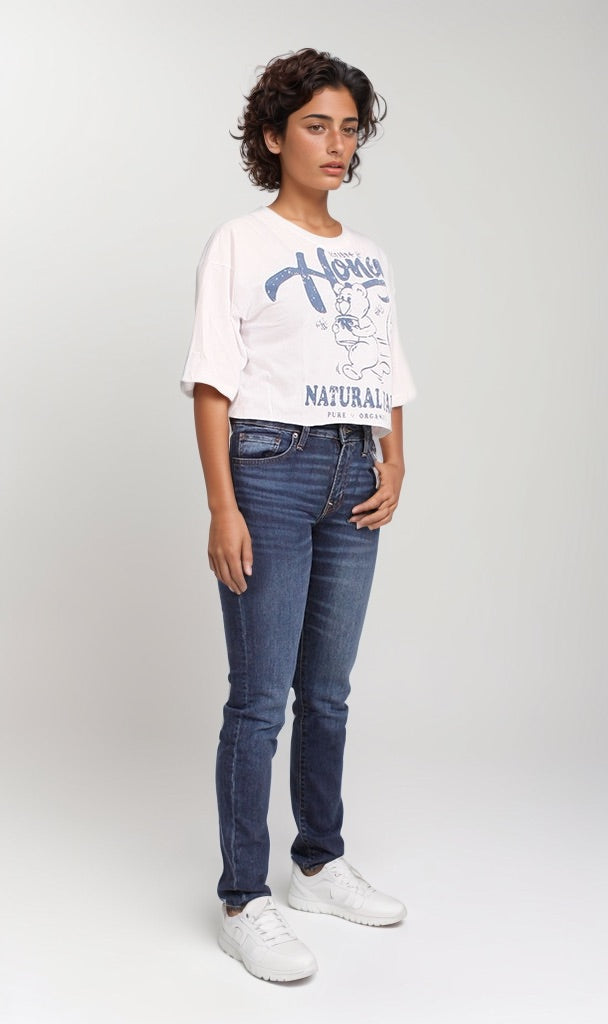 Honey Natural Farm Graphic Boxy Crop Top