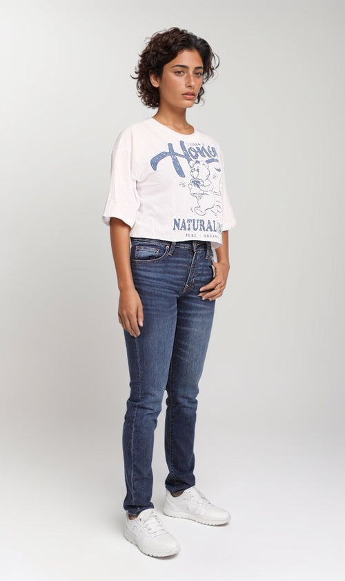 Honey Natural Farm Graphic Boxy Crop Top