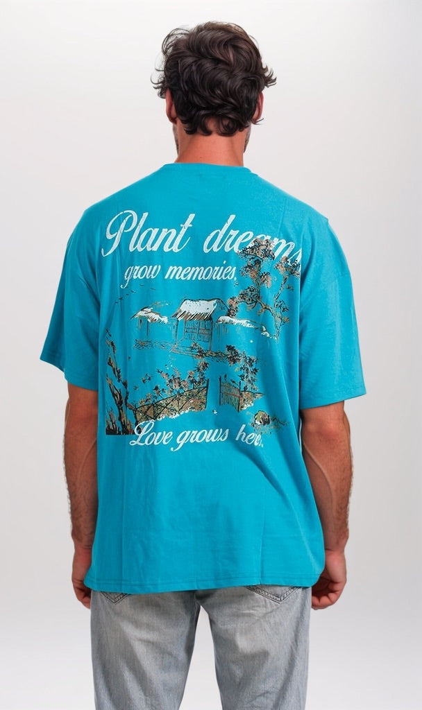 Ravin Teal Plant Dreams Graphic T-Shirt
