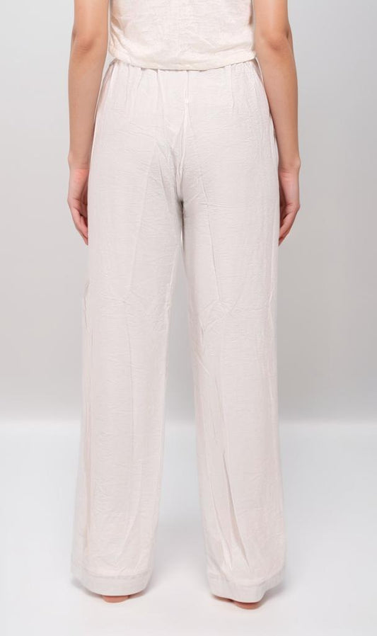 o203247-LOOSE-FIT PALAZZO PANTS - WHITE