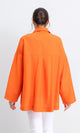 O203327 - Long Sleeves Shirt with Front Pockets - Orange