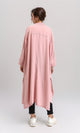 O203500 - Open Neckline Cardigan with Pocket - Light Dusty Rose