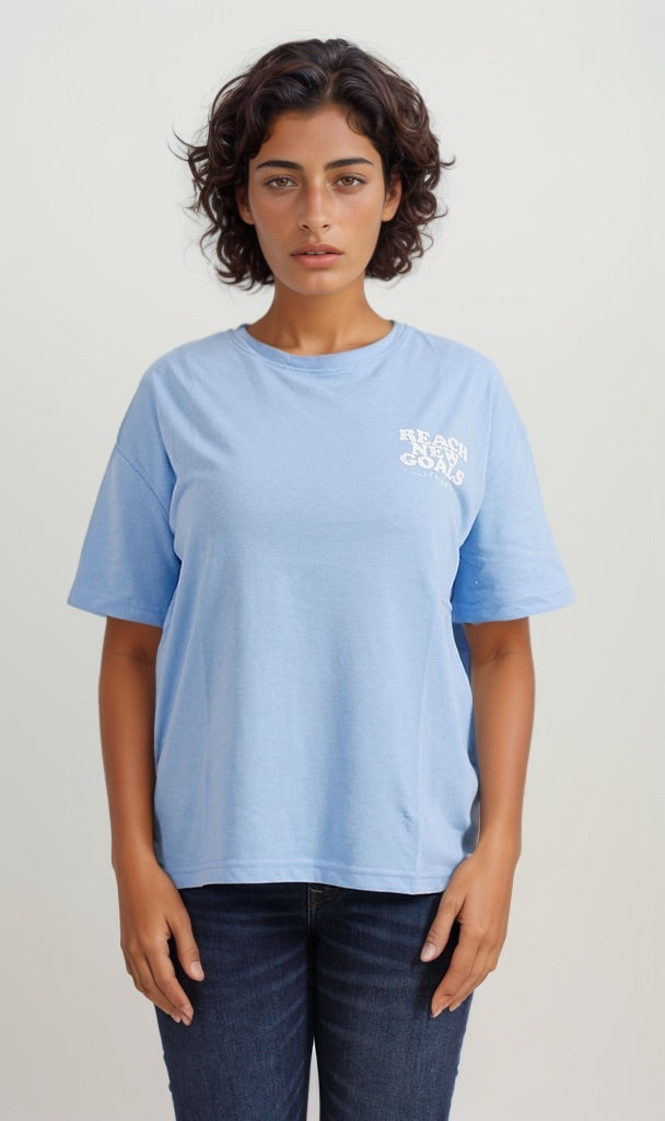 Women's Short Sleeve T-Shirt - Blue