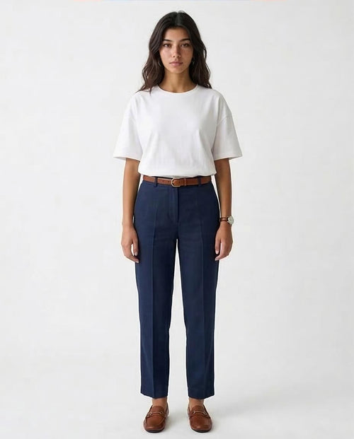 Ravin Essential Oversized Crew Neck T-Shirt – Crisp White - O203516