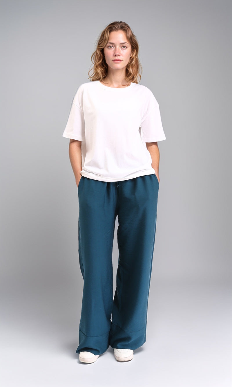 O203516 - Crew Neck Solid Basic Tee - White