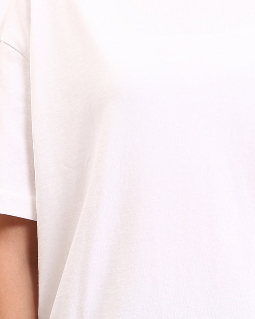 Ravin Essential Oversized Crew Neck T-Shirt – Crisp White - O203516