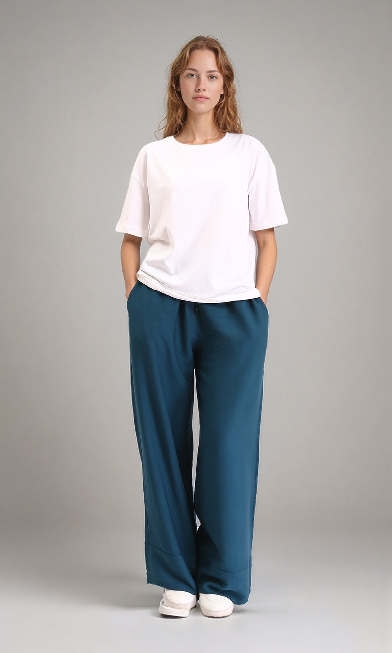 O203516 - Crew Neck Solid Basic Tee - White