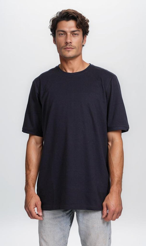 Basic Black Summer Melton T-Shirt