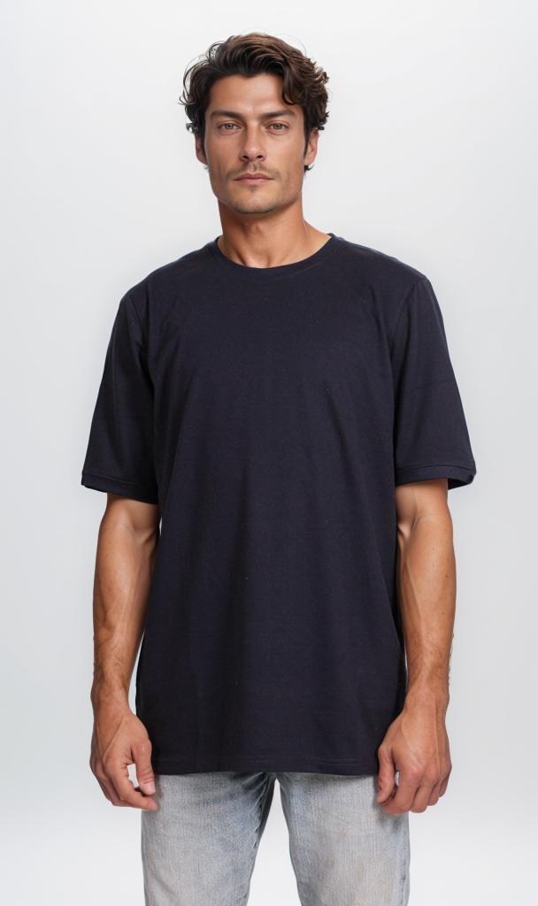 Basic Black Summer Melton T-Shirt