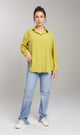 O204329-O204329 - Textured Button-Up Shirt - Mustard